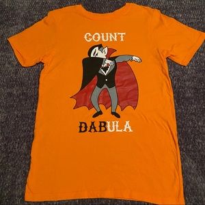 Boys Halloween Count Dabula shirt xlarge